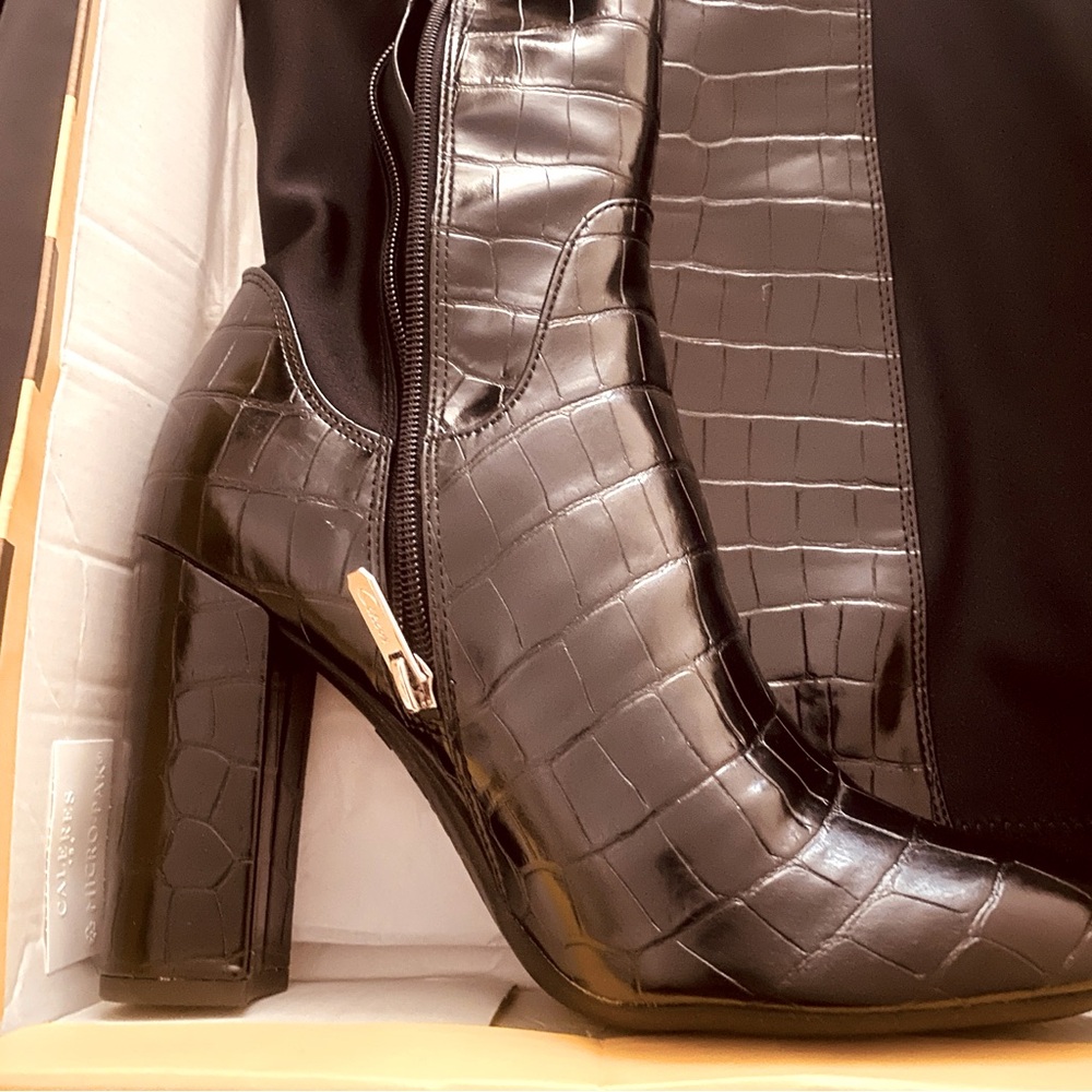 Brand new never worn thigh high boots